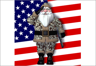 military santa